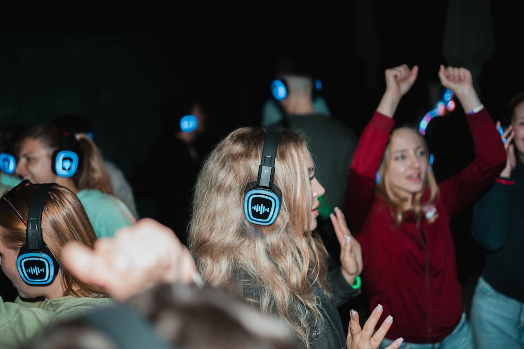 Silent disco party